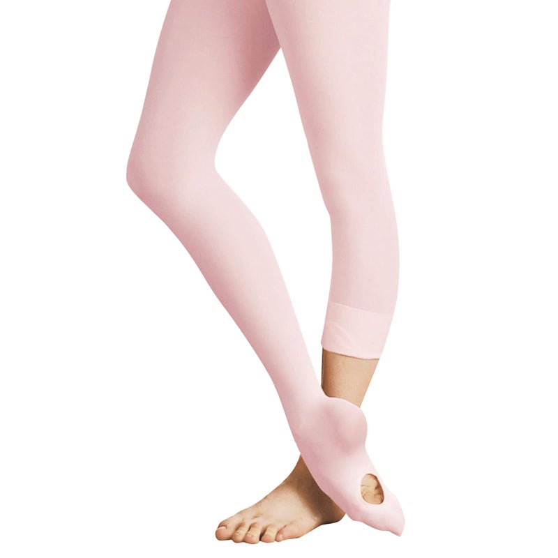 PAPPNTI Girls' Ultra Soft Pro Dance Tights Ballet Transition Daily Student Tights (Toddler/Little Kid/Big Kid) Pink 1 Pair L(8-10 Years) - Image 2